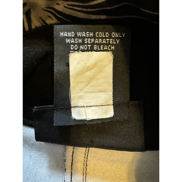 Athleta Odyssey Leaf Print Jacket Full Zip Magnetic Running Workout Black Sz M - Picture 7 of 11